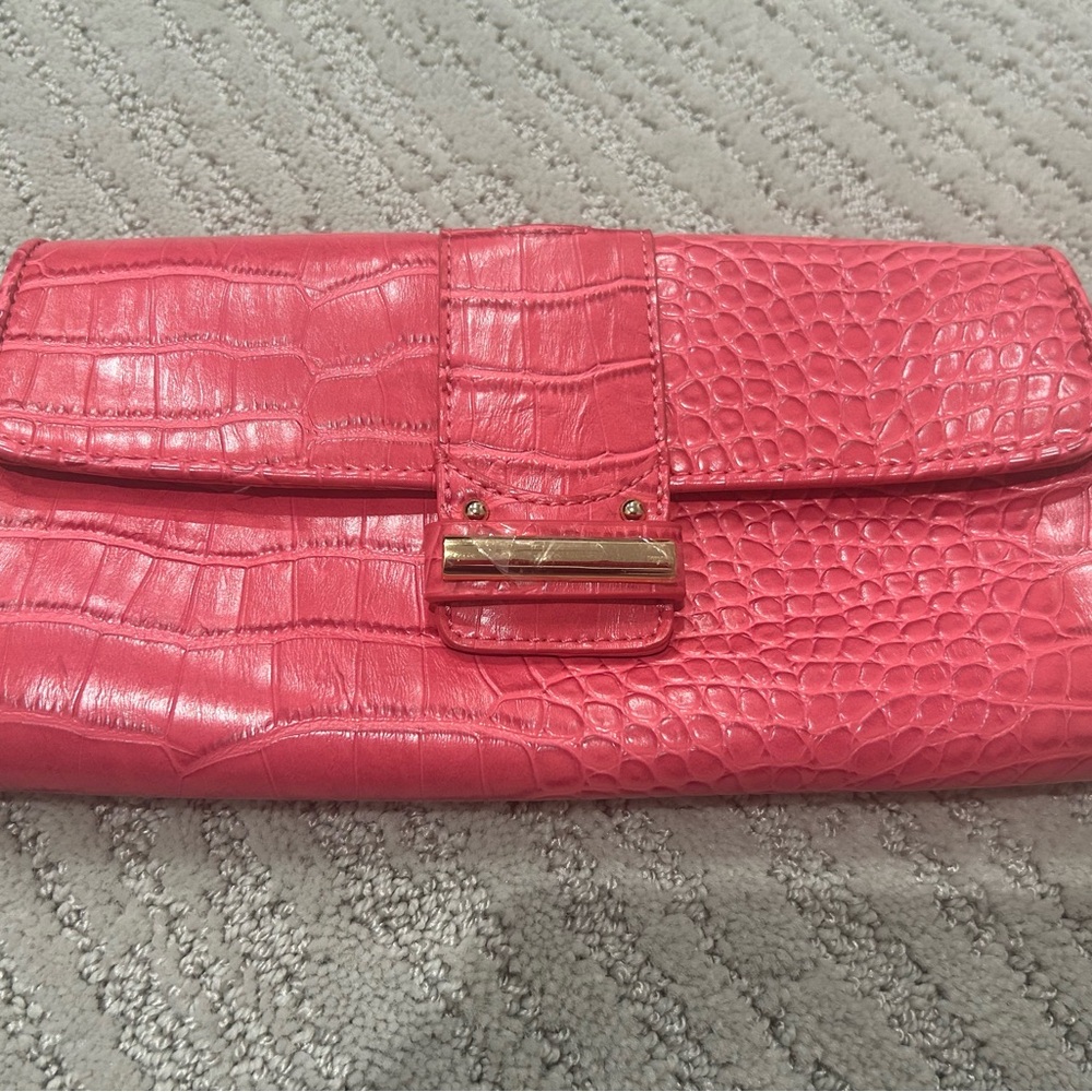 Loft brand /Large Clutch- New with plastic still on hardware.